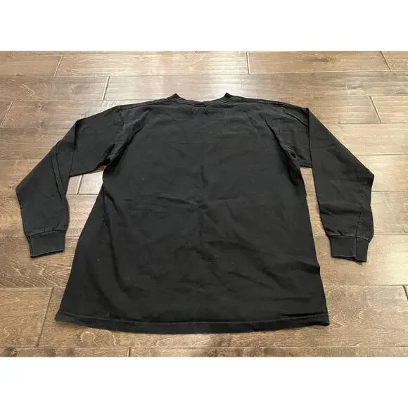 Vtg World Xpress Mens Black NFL St Louis Rams Long Sleeve Shirt Size XL USA - Picture 3 of 8